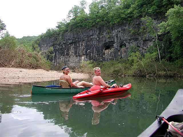 Bear Hollow Bluff on the Jacks Fork River