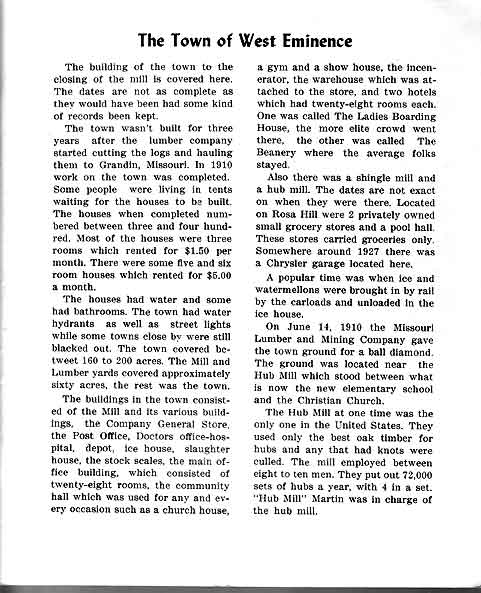 West Eminence Lumbering Days — Page 4 of 28