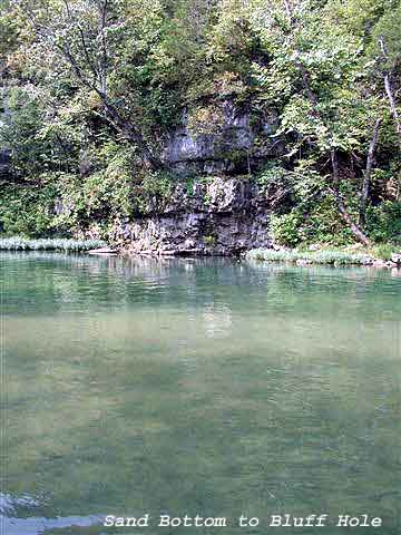 Sand Bottom to Bluff Hole