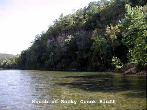 Mouth of Rocky Creek Bluff